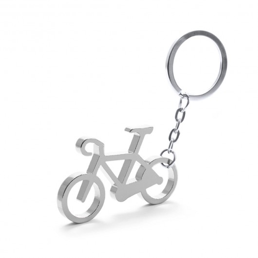 Silver Bicycle Shaped Keyrings